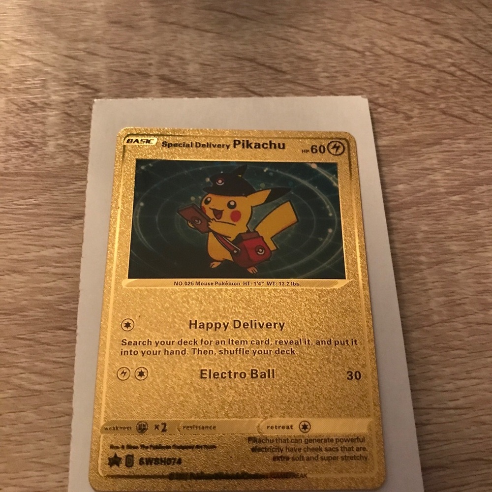 7 Pokémon cards